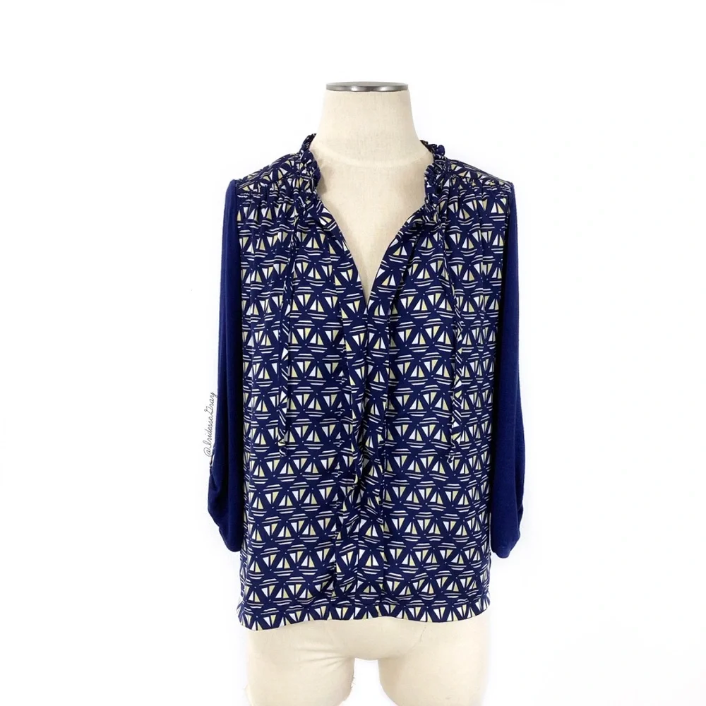 Anthropologie- Meadow Rue Evella Sailboat Blouse S